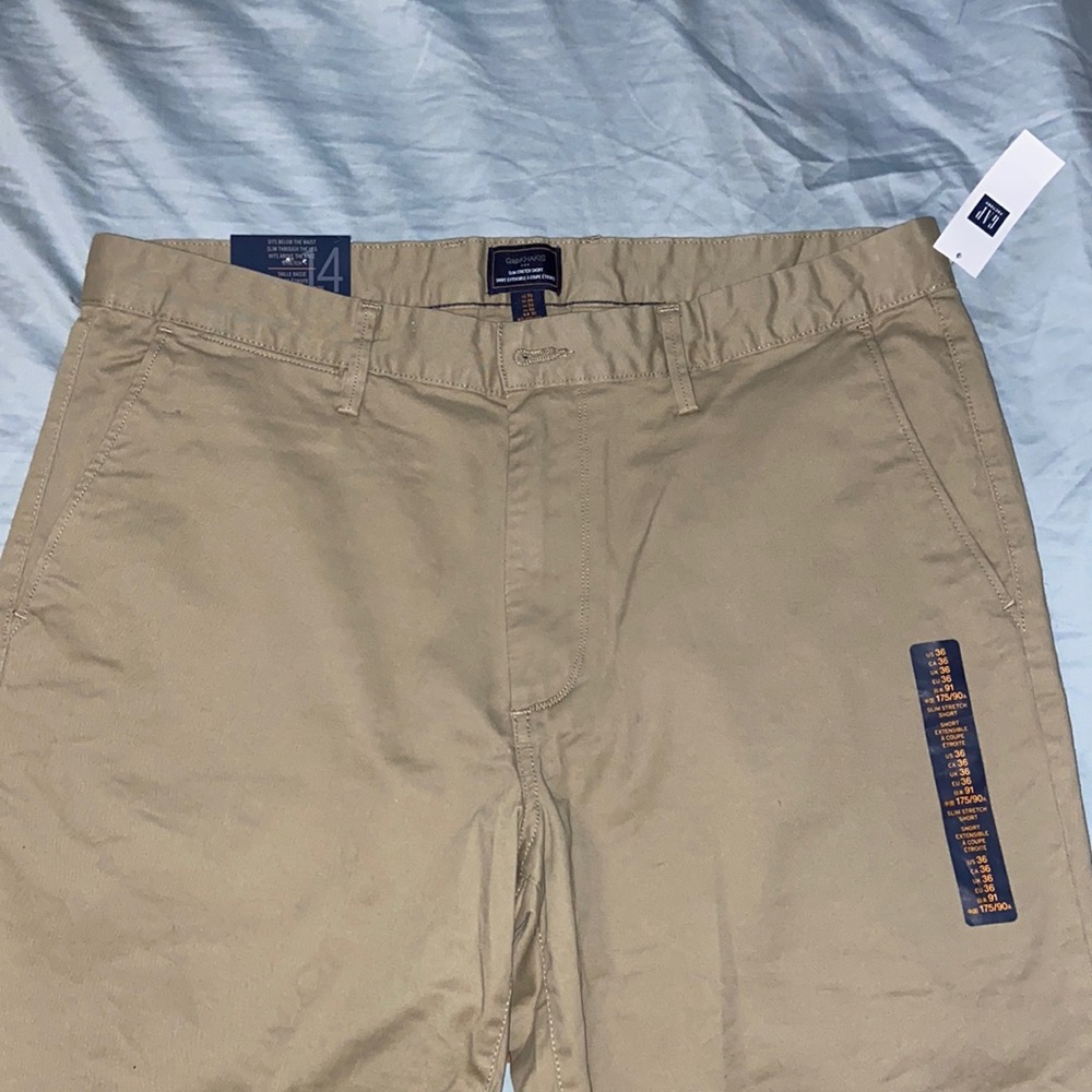 Gap Khakis Slim Stretch Shorts